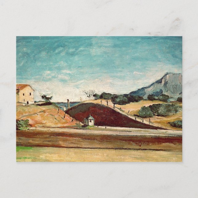 Paul Cezanne | The Railway Cutting, c.1870 Postcard (Front)