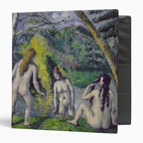 Paul Cezanne  The Three Bathers c1879_82 3 Ring Binder