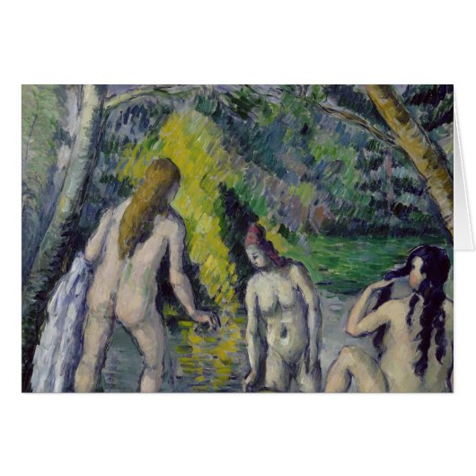 Paul Cezanne | The Three Bathers, c.1879-82 Cards (Front Horizontal)