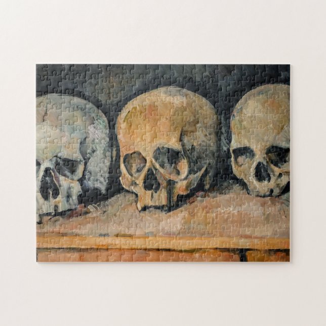 Paul Cezanne - The Three Skull Jigsaw Puzzle (Horizontal)