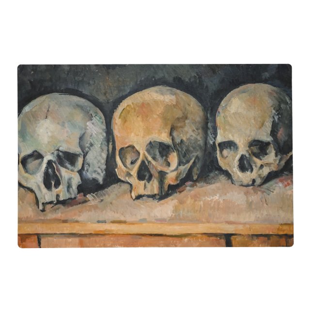 Paul Cezanne - The Three Skull Placemat (Front)