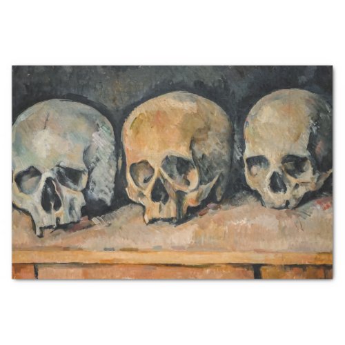 Paul Cezanne _ The Three Skull Tissue Paper