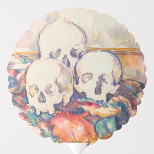 Paul Cezanne _ The Three Skull Watercolor Balloon