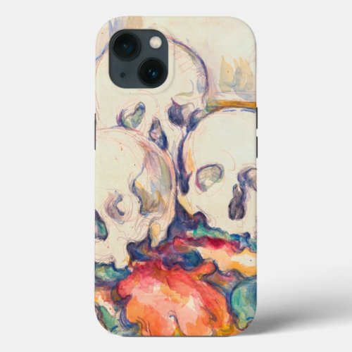Paul Cezanne _ The Three Skull Watercolor iPhone 13 Case