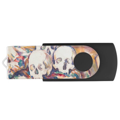 Paul Cezanne _ The Three Skull Watercolor Flash Drive