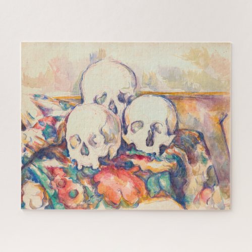 Paul Cezanne _ The Three Skull Watercolor Jigsaw Puzzle