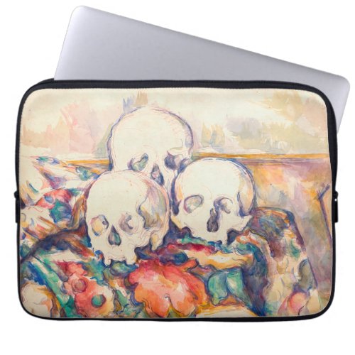 Paul Cezanne _ The Three Skull Watercolor Laptop Sleeve