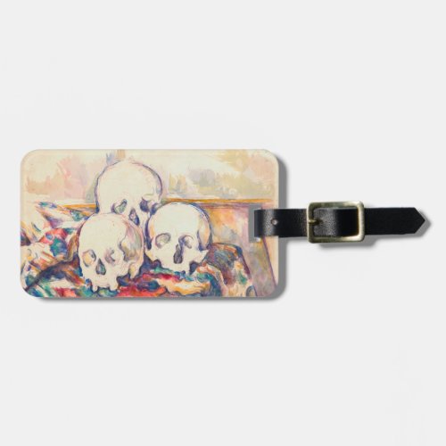 Paul Cezanne _ The Three Skull Watercolor Luggage Tag