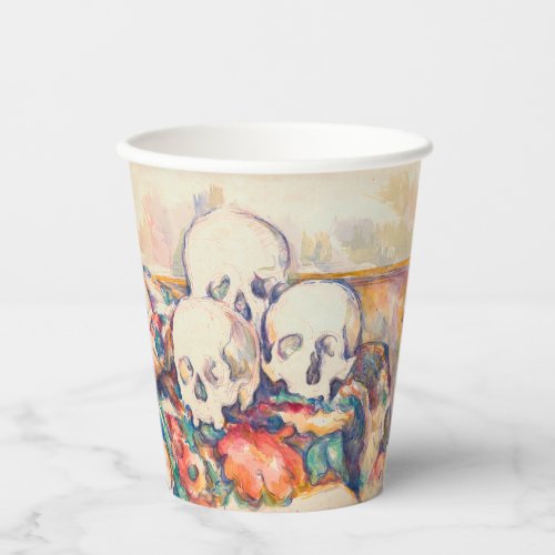 Paul Cezanne _ The Three Skull Watercolor Paper Cups