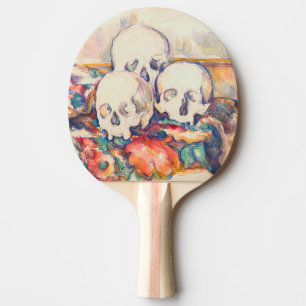 Paul Cezanne - The Three Skull Watercolor Ping Pong Paddle