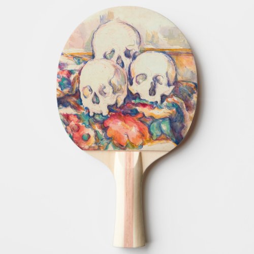 Paul Cezanne _ The Three Skull Watercolor Ping Pong Paddle