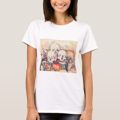 Paul Cezanne _ The Three Skull Watercolor T_Shirt