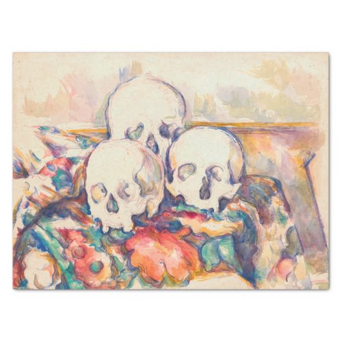 Paul Cezanne _ The Three Skull Watercolor Tissue Paper