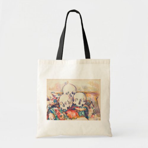 Paul Cezanne _ The Three Skull Watercolor Tote Bag