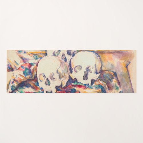 Paul Cezanne _ The Three Skull Watercolor Yoga Mat