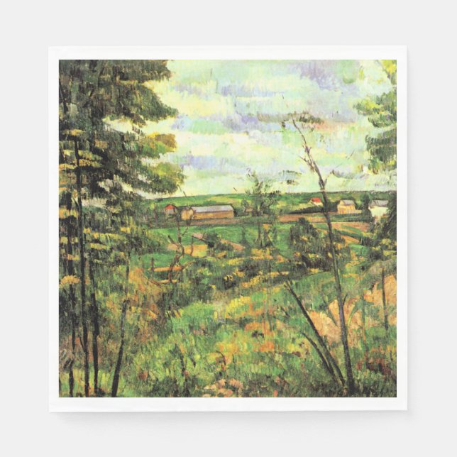 Paul Cezanne, The Valley of the Oise, Napkins (Front)
