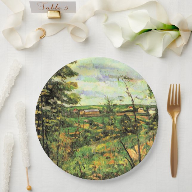 Paul Cezanne, The Valley of the Oise, Paper Plates (Wedding)