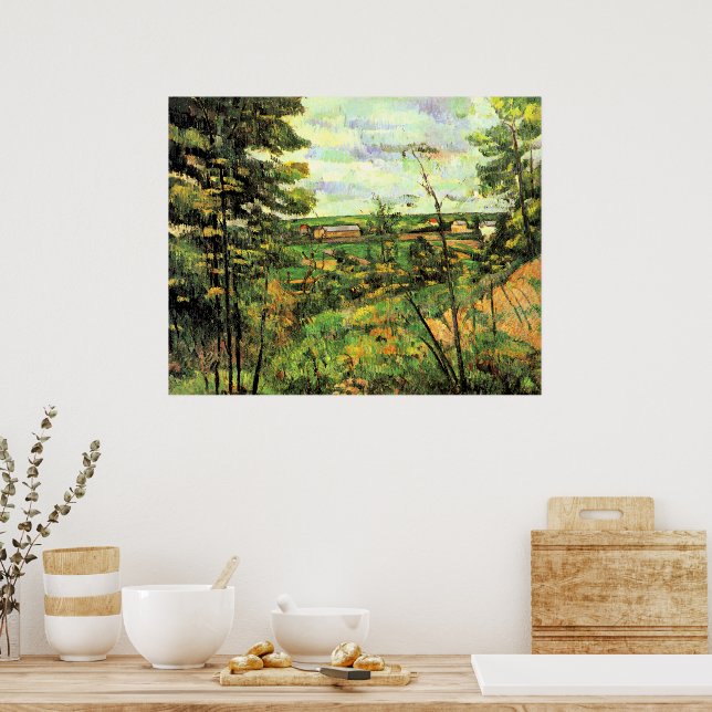 Paul Cezanne, The Valley of the Oise, Poster (Kitchen)