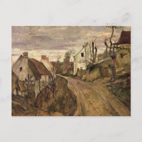 Paul Cezanne  The Village Road Auvers c1872_73 Postcard