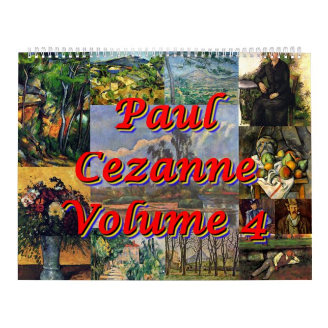 Paul Cezanne Volume 4 Calendar (Cover)