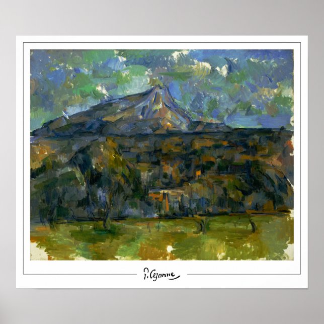 Paul Cézanne Zedign Art Poster #14 (Front)