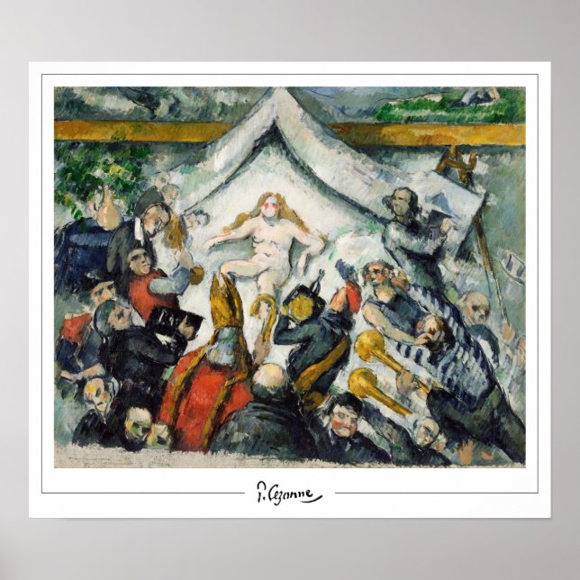 Paul Cézanne Zedign Art Poster #51 (Front)