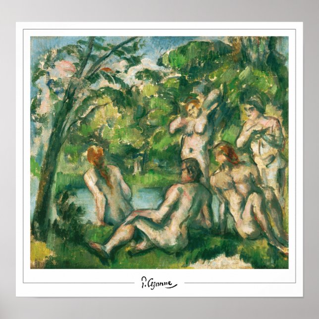 Paul Cézanne Zedign Art Poster #99 (Front)