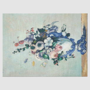 Paul Cézanne's Rococo Vase Still Life Decoupage Tissue Paper