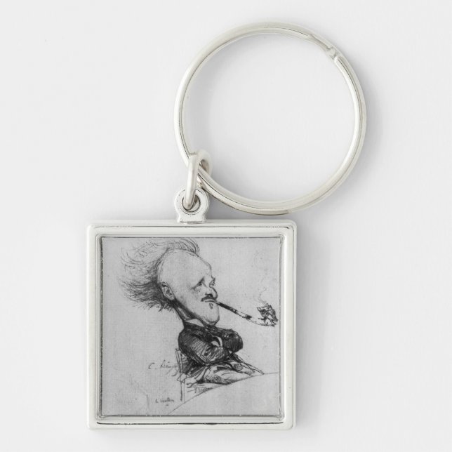 Paul Ferdinand Gachet (1862-1930) c.1887 (pencil o Keychain (Front)