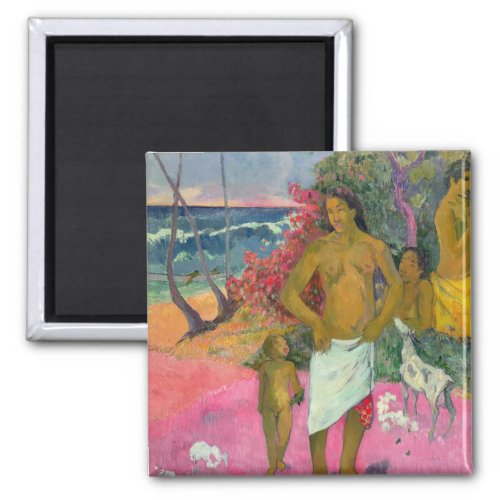 Paul Gauguin  A Walk by the Sea 1902 Magnet