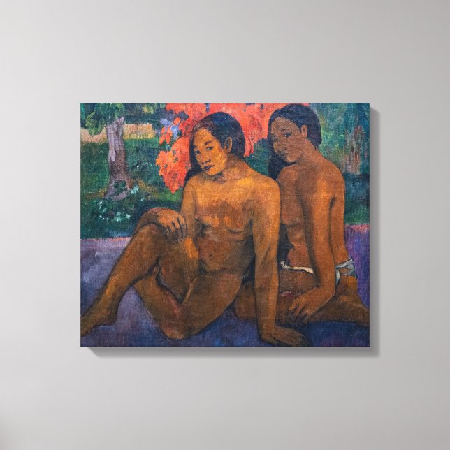 Paul Gauguin - And the Gold of Their Bodies Canvas Print (Front)