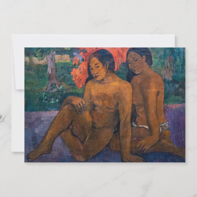 Paul Gauguin - And the Gold of Their Bodies Invitation (Front)