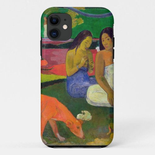 Paul Gauguin  Arearea The Red Dog 1892 iPhone 11 Case