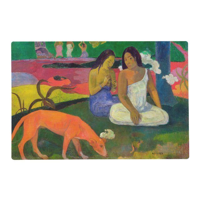 Paul Gauguin | Arearea (The Red Dog), 1892 Placemat (Front)
