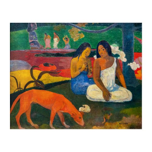Paul Gauguin _ Arearea  The Red Dog Acrylic Print
