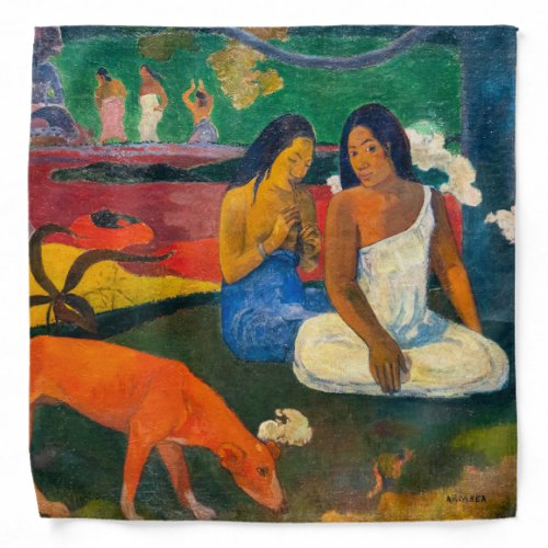 Paul Gauguin _ Arearea  The Red Dog Bandana