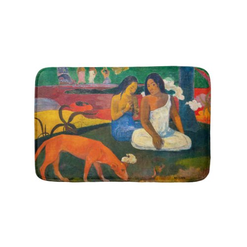 Paul Gauguin _ Arearea  The Red Dog Bath Mat