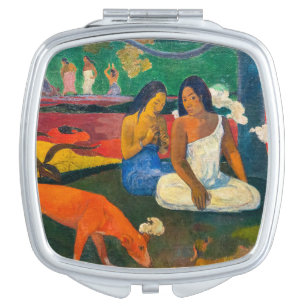 Paul Gauguin - Arearea / The Red Dog Compact Mirror