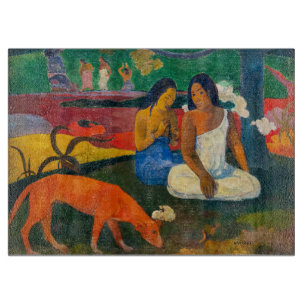 Paul Gauguin - Arearea / The Red Dog Cutting Board