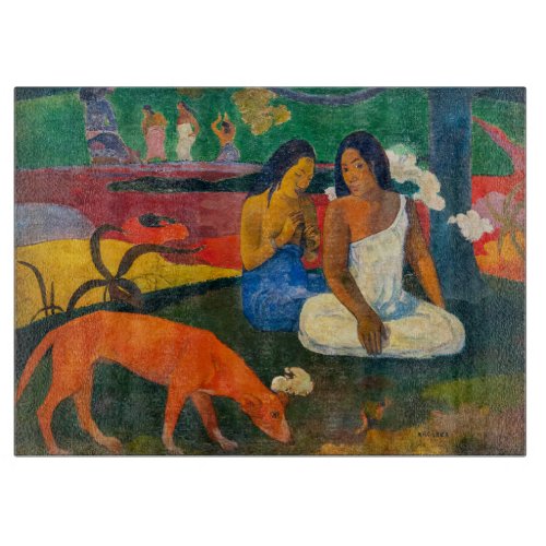 Paul Gauguin _ Arearea  The Red Dog Cutting Board