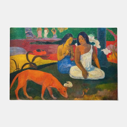 Paul Gauguin _ Arearea  The Red Dog Doormat