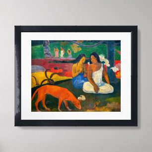 Paul Gauguin - Arearea / The Red Dog Framed Art
