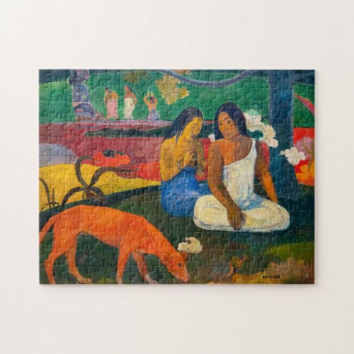 Paul Gauguin _ Arearea  The Red Dog Jigsaw Puzzle
