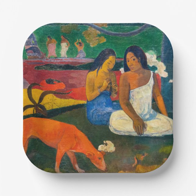 Paul Gauguin - Arearea / The Red Dog Paper Plates (Front)