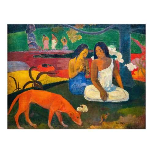 Paul Gauguin _ Arearea  The Red Dog Photo Print