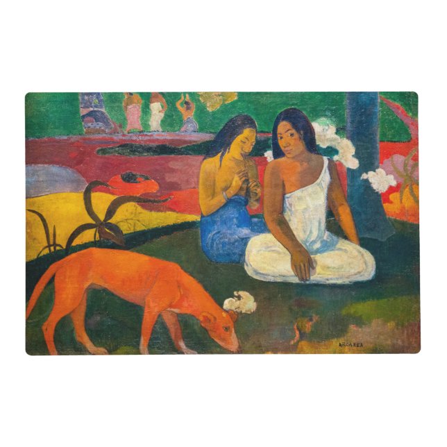 Paul Gauguin - Arearea / The Red Dog Placemat (Front)