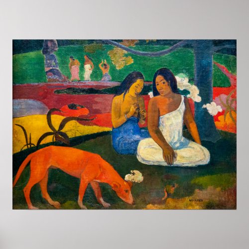 Paul Gauguin _ Arearea  The Red Dog Poster