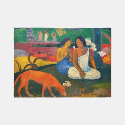 Paul Gauguin _ Arearea  The Red Dog Rug
