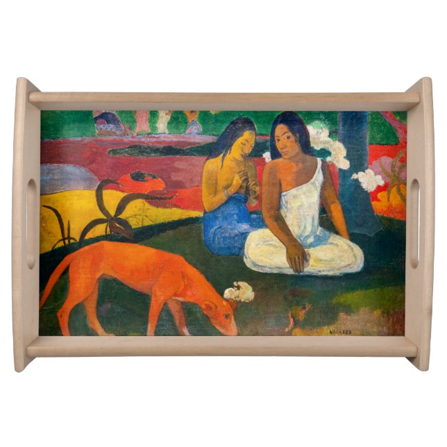 Paul Gauguin - Arearea / The Red Dog Serving Tray (Front)
