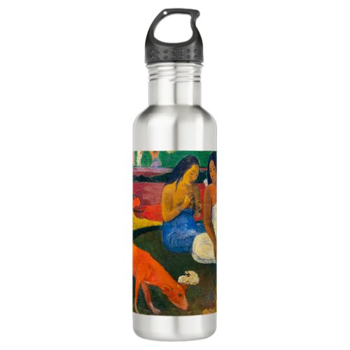 Paul Gauguin _ Arearea  The Red Dog Stainless Steel Water Bottle